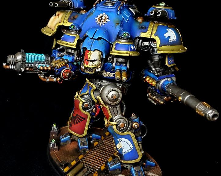 Blue, Cockpit, Imperial Knight Castellan, LED, Terryn Imperial Knight